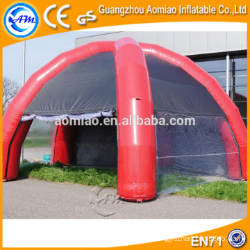 PVC tarpaulin inflatable bubble lodge tent inflatable garage car tent/canopy